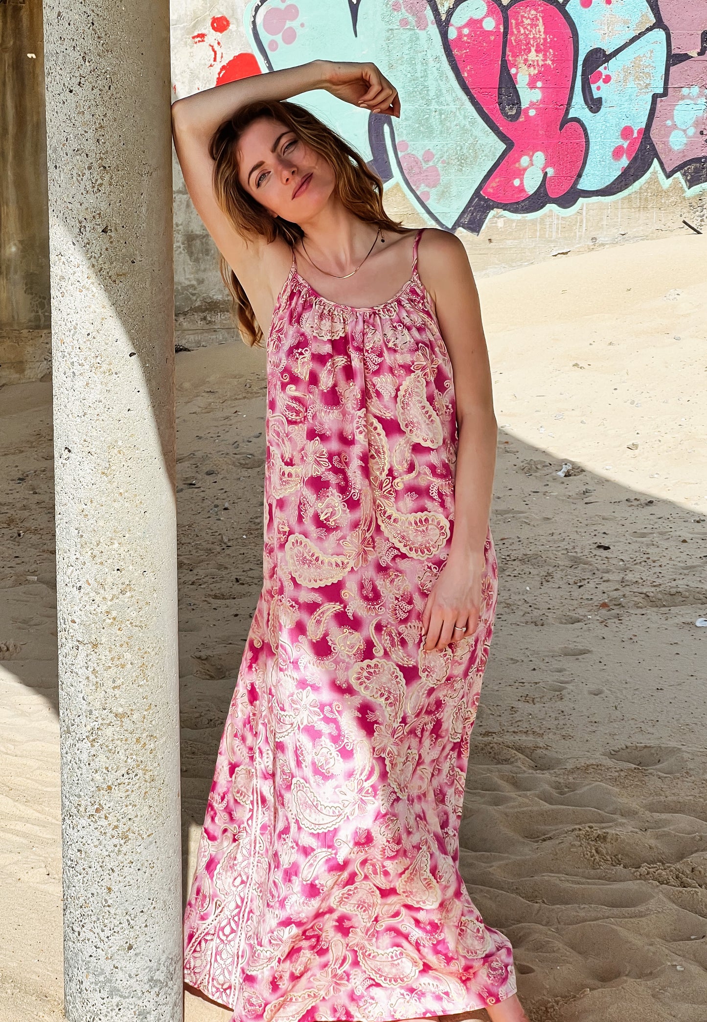 Robe Capri lanka pink